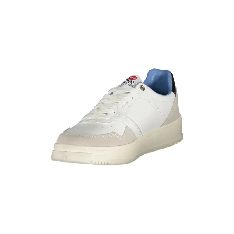 Sneakers Uomo Bianche Nobel con Lacci Bianco miniatura 3