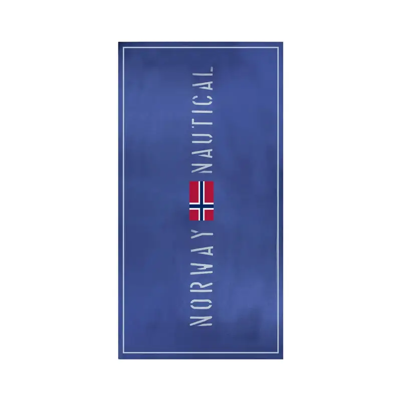 Norway 1963 Telo Mare Unisex Blu con Ricamo miniatura 2