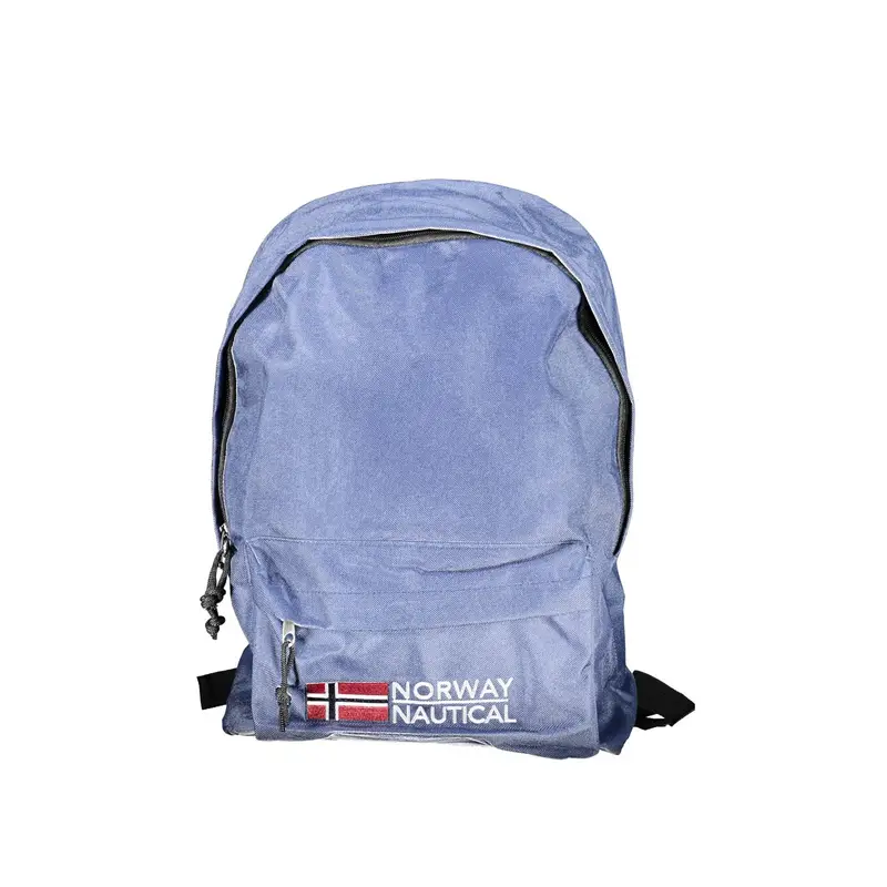 Zaino Uomo Blu chiaro con Spalline Regolabili e Logo