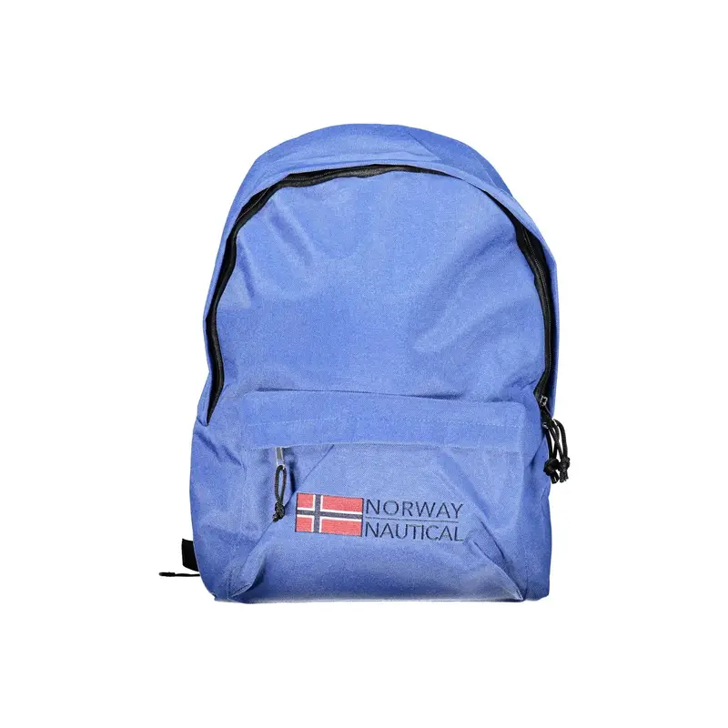 Zaino Uomo Blu con Spalline Regolabili e Logo