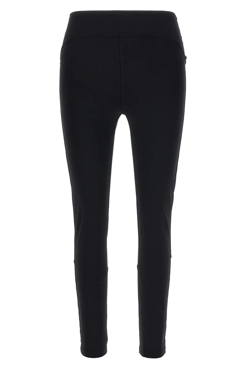 Leggings Inserti Tulle Nero