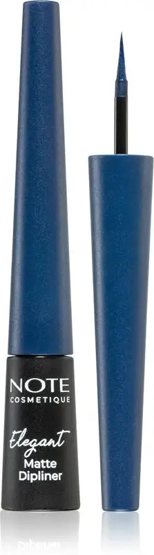 Elegant Matte Dipliner eyeliner liquido con finish matte colore 03 Navy Blue 2,5 ml