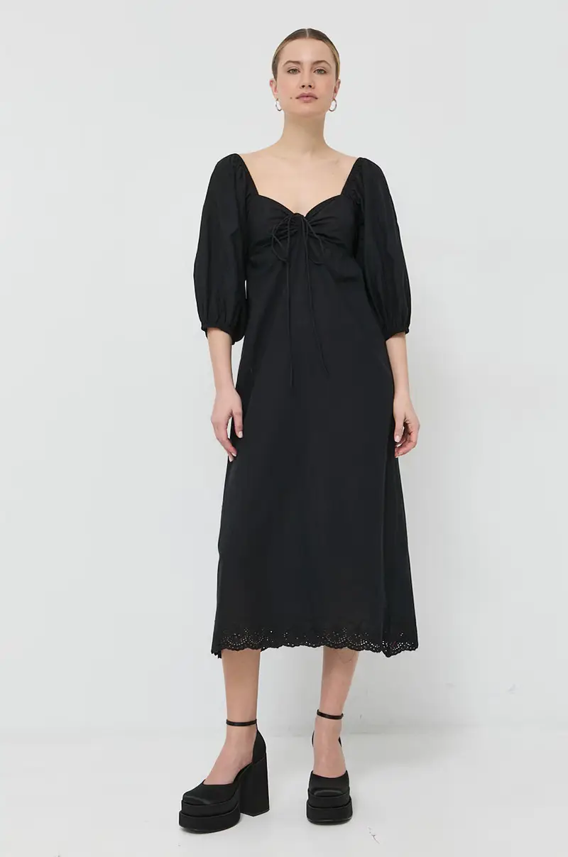 vestito in cotone Filippa Nero miniatura 2