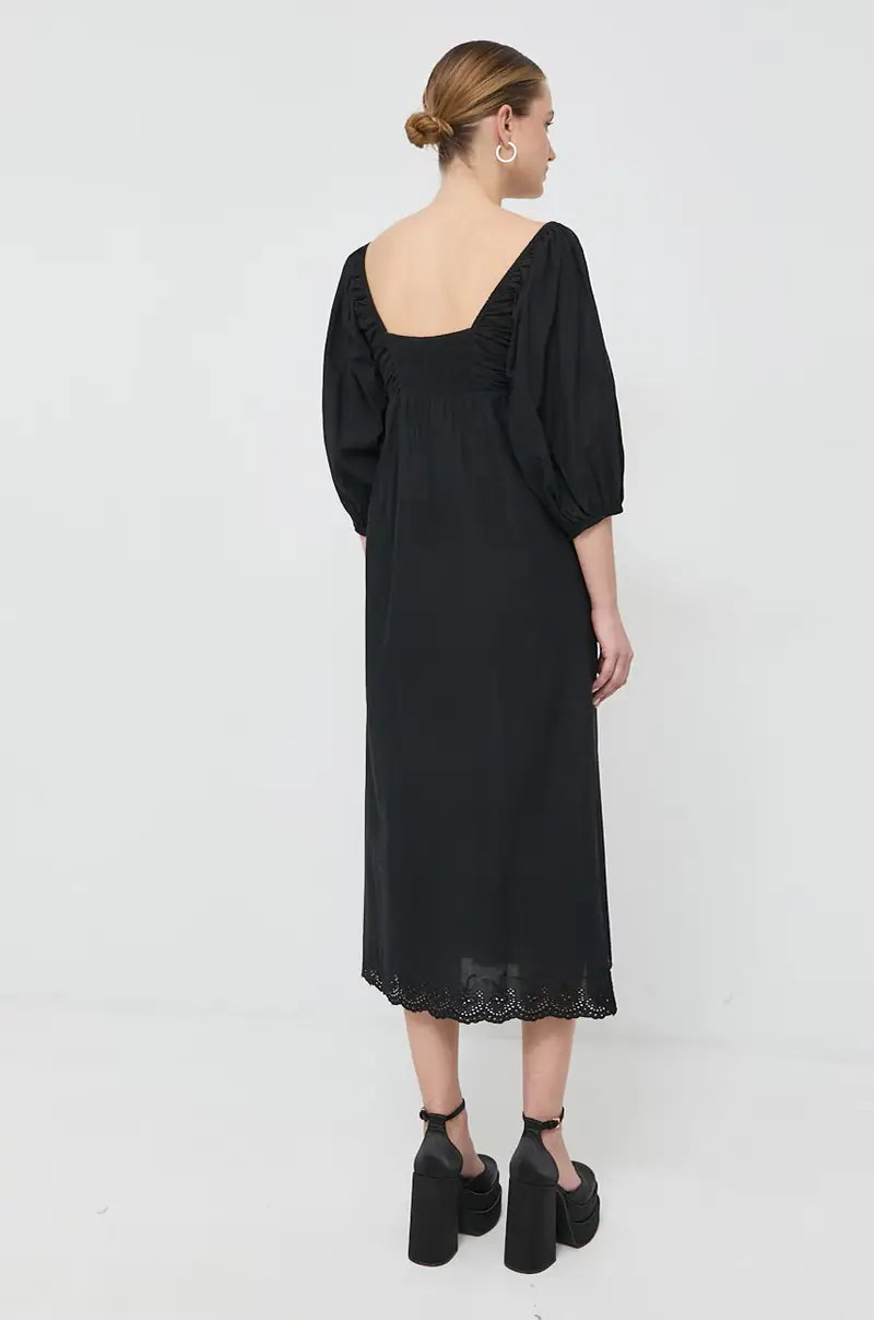 vestito in cotone Filippa Nero miniatura 3