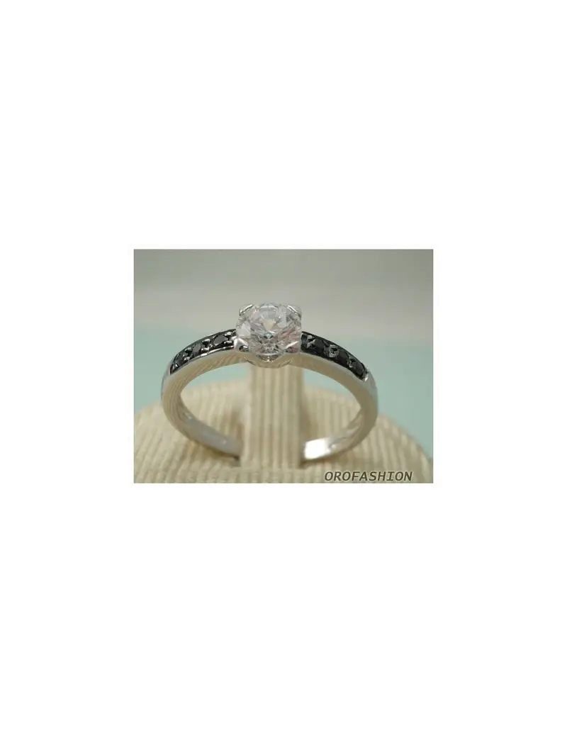 Anello oro 18kt pietre semipreziose effetto DIAMANTI - 902128