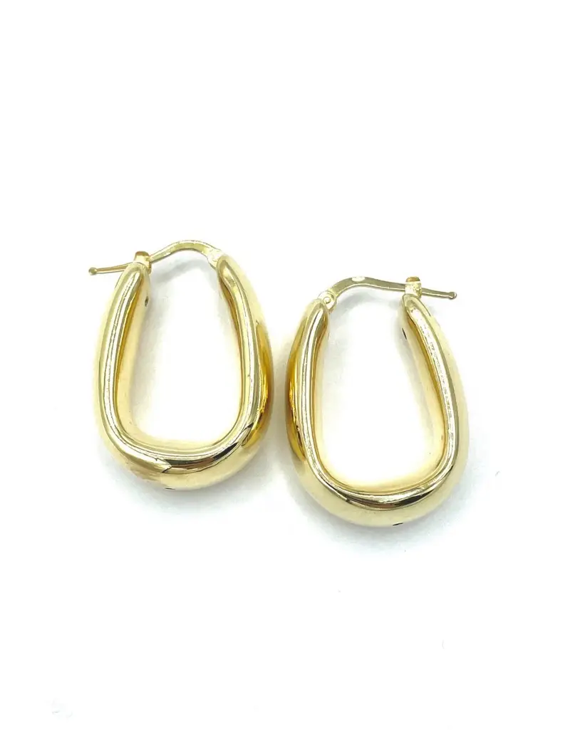 Orecchini prendenti in argento 925 placcato oro giallo OEAG57.5-AU