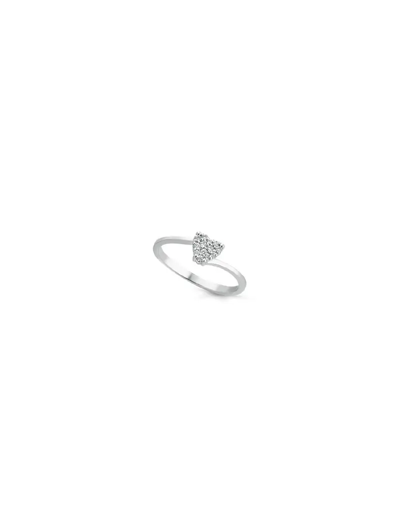 Anello in oro bianco 18Kt con diamanti naturali F-ANPRETTY/1