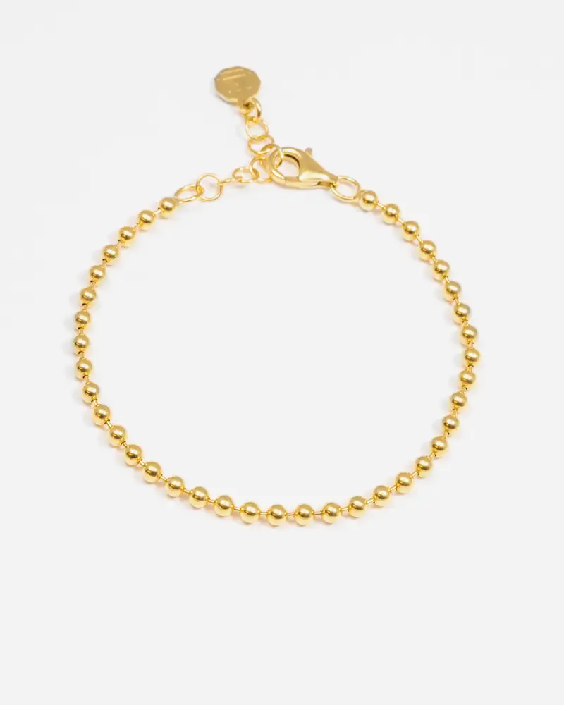 Bracciale Sfere 300 Placcato Oro Giallo Lucido