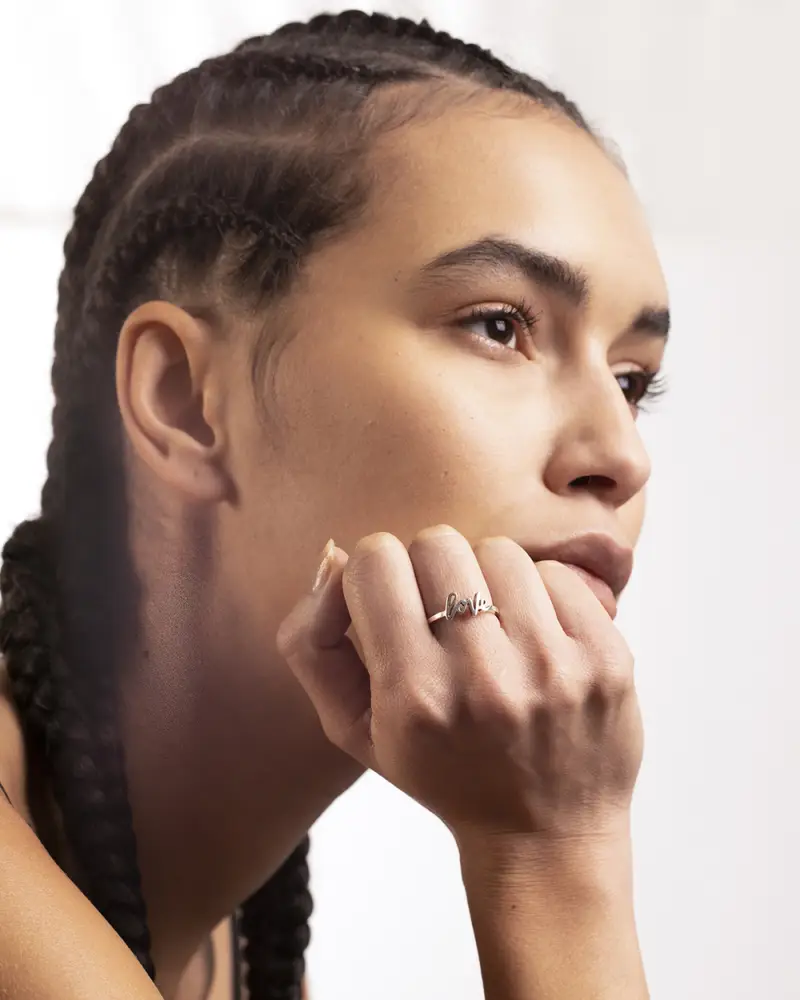 Fedina Love In Argento Brunito Lucido miniatura 2