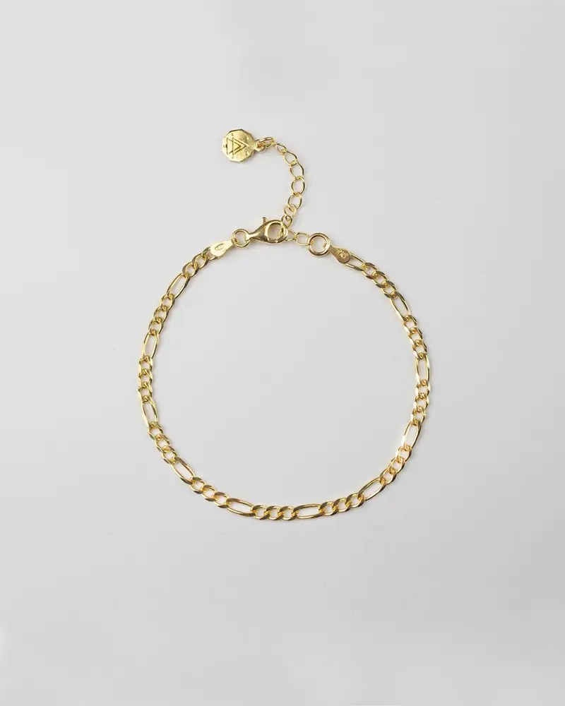 Bracciale Grumetta 080 3+1 Placcata Oro Lucido