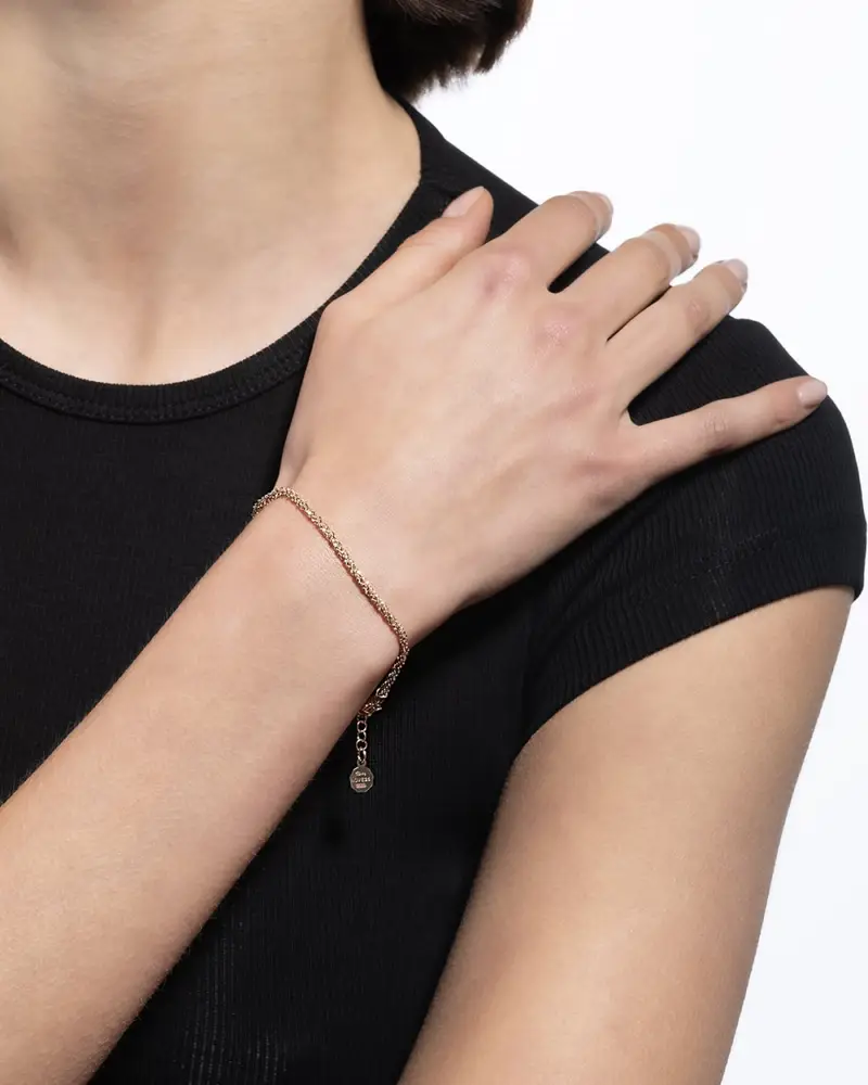 Bracciale Luce Placcato Oro Rosa Lucido miniatura 2