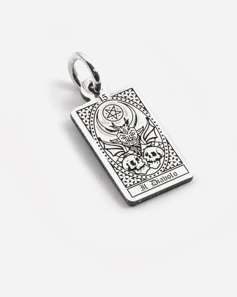 Ciondolo Carta Tarocchi Il Diavolo