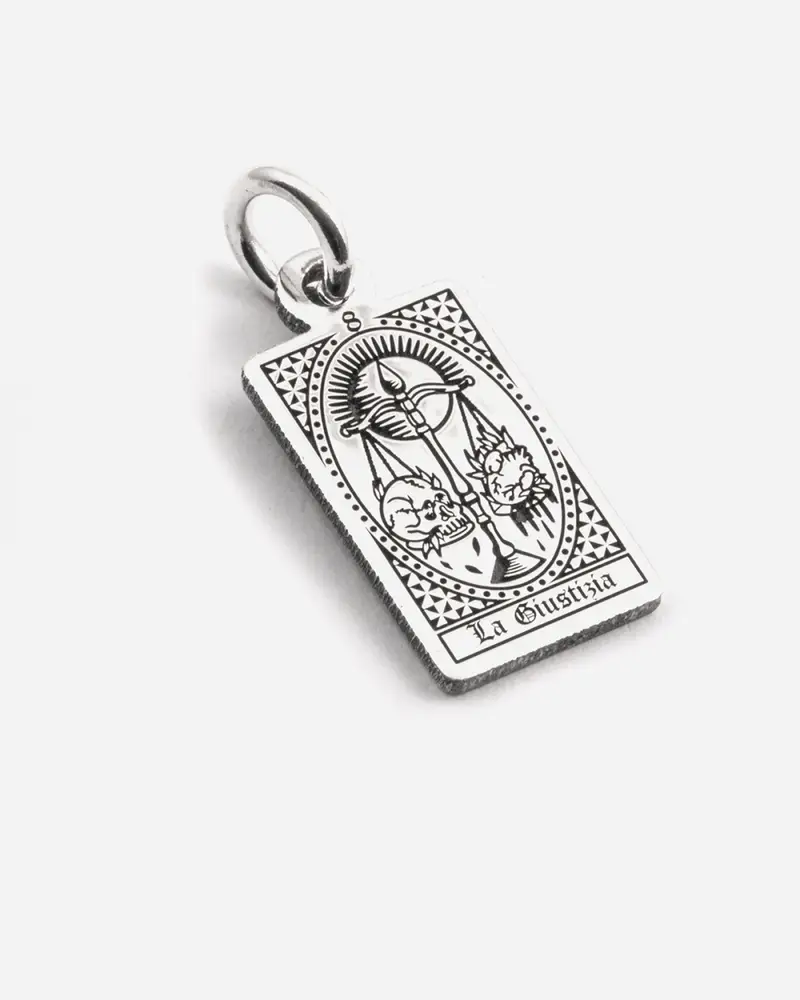 Ciondolo Carta Tarocchi La Giustizia