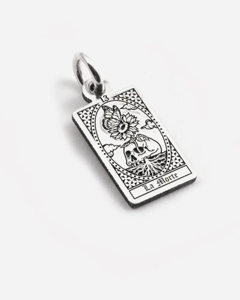 Ciondolo Carta Tarocchi La Morte