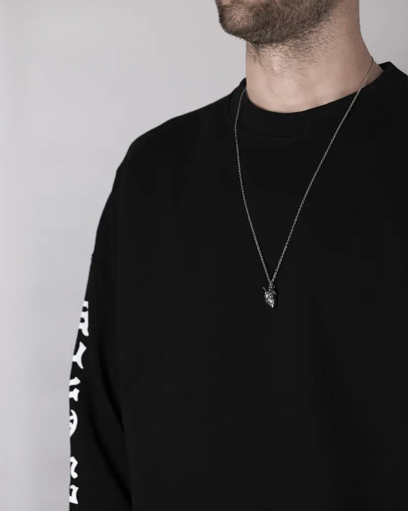 Ciondolo Cuore Anatomico Brunito Lucido miniatura 2