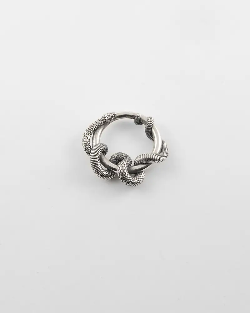 Ciondolo Serpente Nahas Brunito Lucido