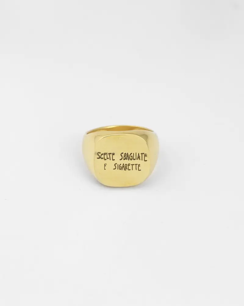 Anello Chevalier Quadrato Smussato Csc miniatura 2