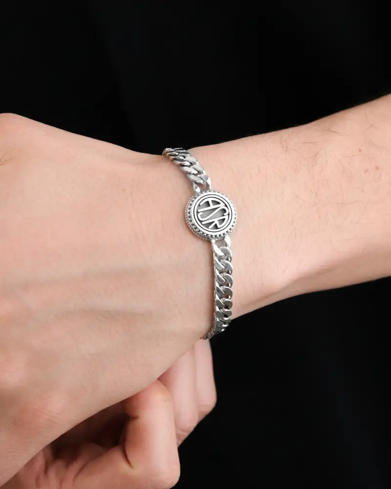 Bracciale Grumetta As Roma Asr Brunito Lucido miniatura 2