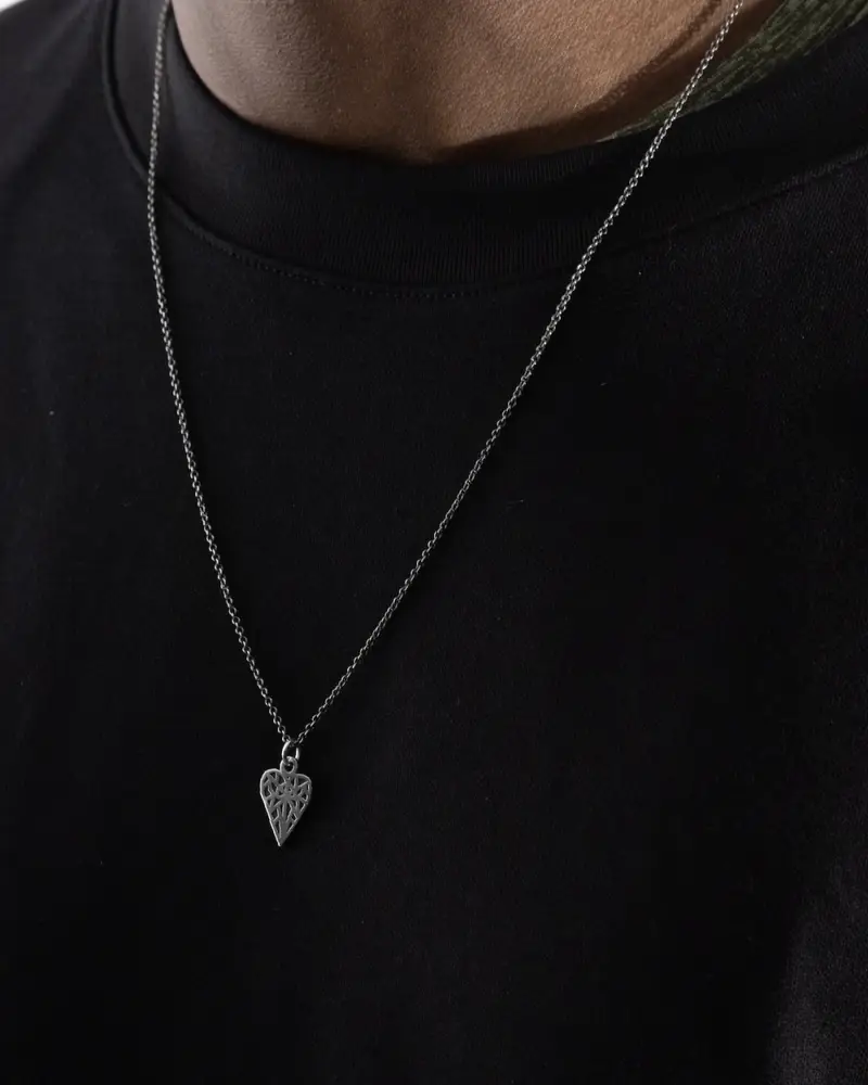 Ciondolo Charm Cuore Love Solomostry In Argento miniatura 2