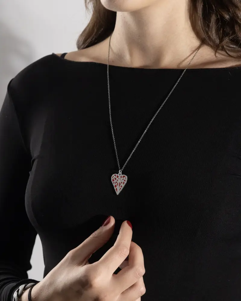 Ciondolo Cuore Love Solomostry In Argento miniatura 2