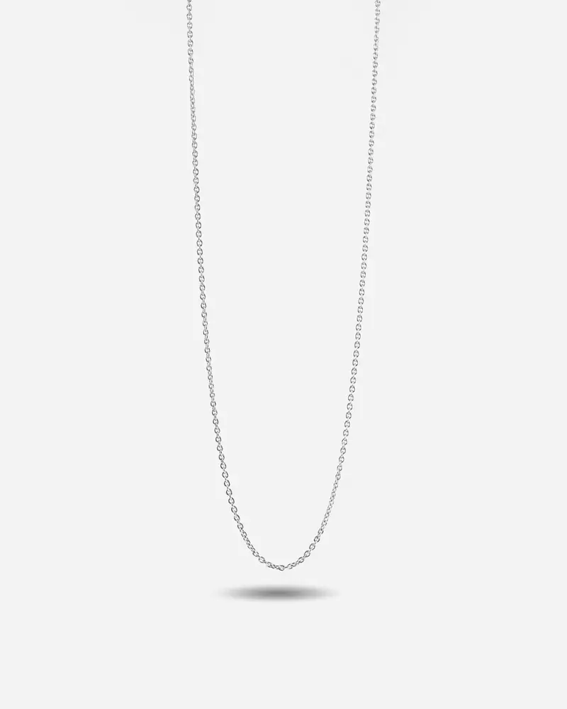 Collana Forzatina 040 In Argento Argentato Lucido