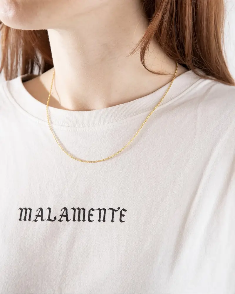 Collana Forzatina 040 Placcata Oro Con Allunghini Lucido miniatura 2