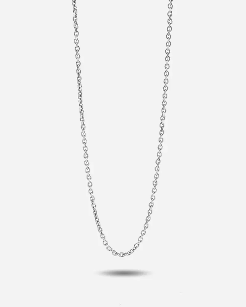 Collana Forzatina 060 In Argento Argentato Lucido