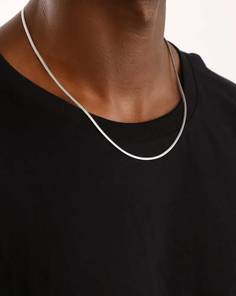 Collana Magic 35 Ovale In Argento Lucido miniatura 2