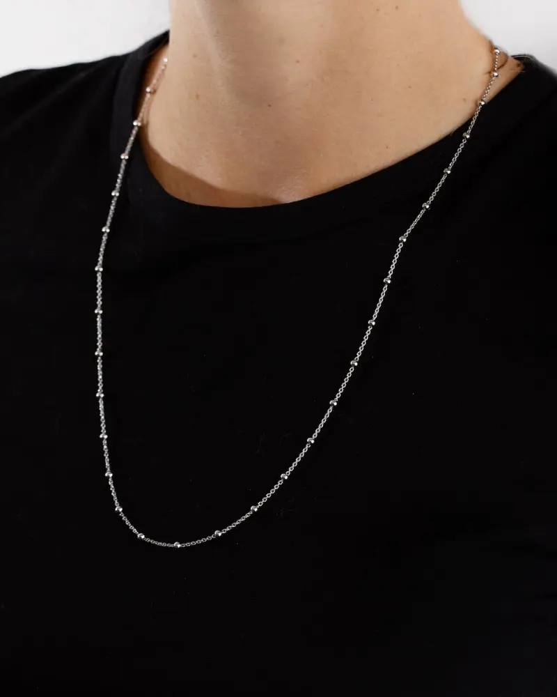 Collana Rosario 300 In Argento Lucido miniatura 2