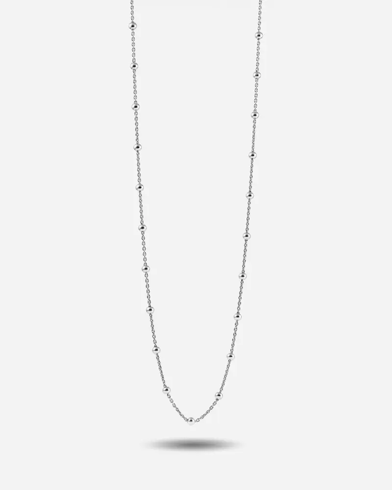 Collana Rosario 300 In Argento Lucido