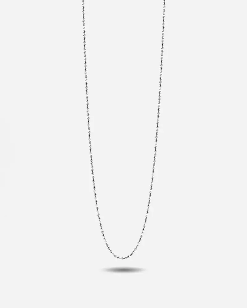 Collana Sfere 200 In Argento Argentato Lucido
