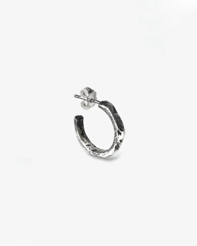 Orecchino A Cerchio Materic Brunito