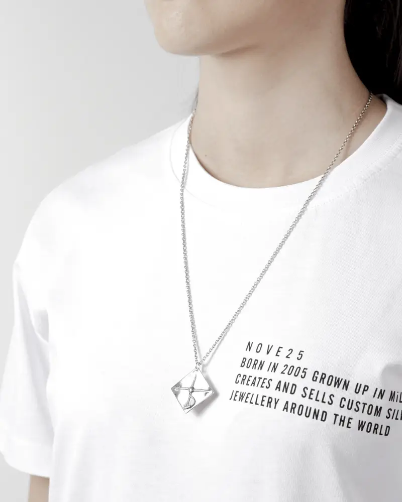 Pendente Cappello Di Laurea Brunito Lucido miniatura 2