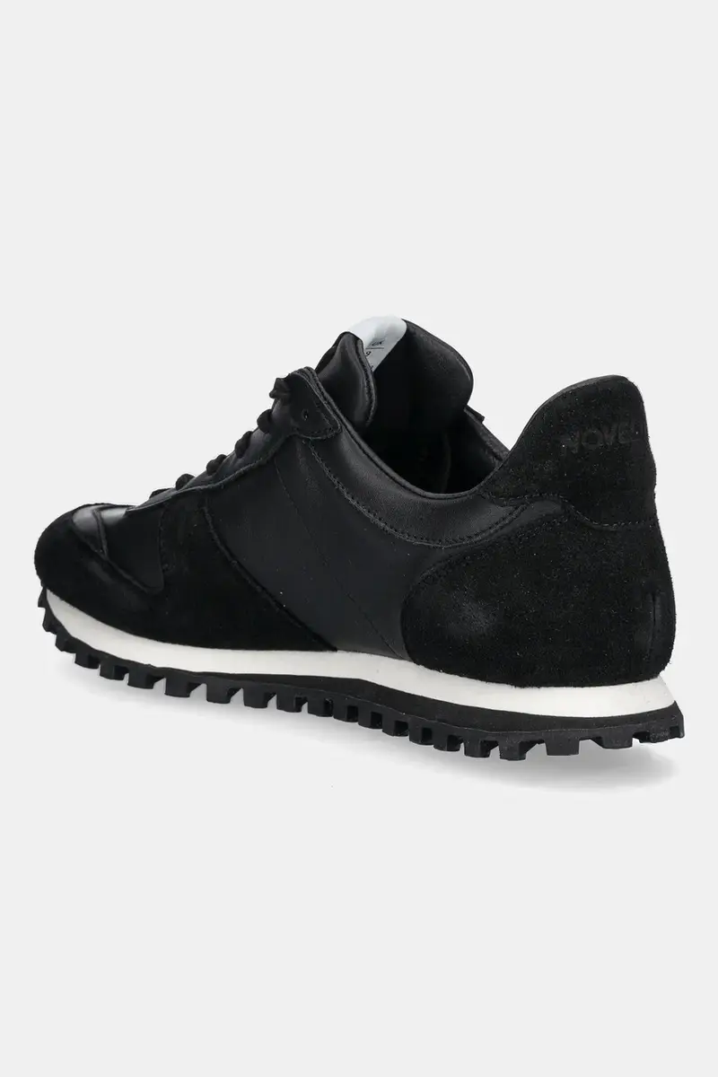 sneakers in pelle Marathon Leather Nero miniatura 3