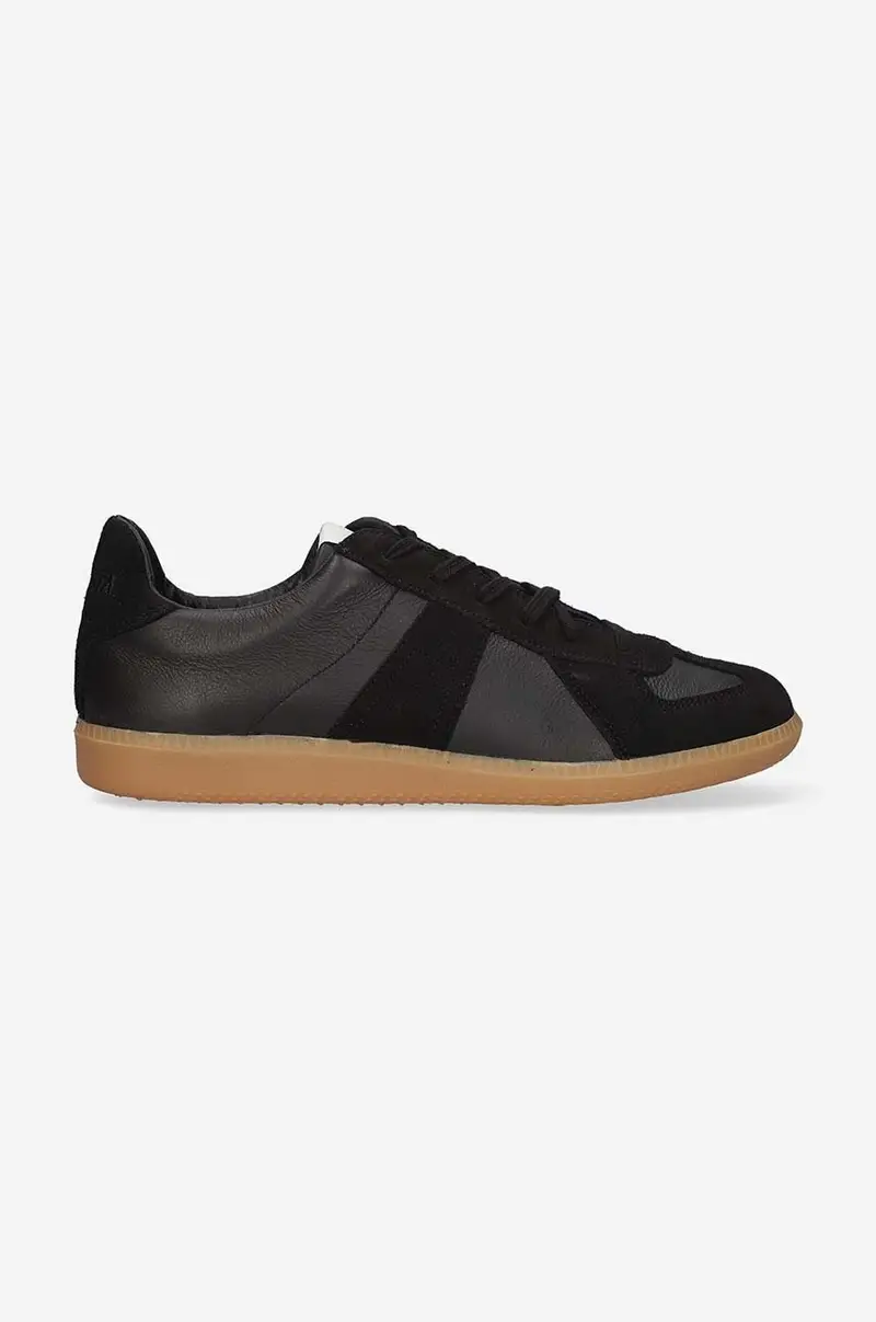 sneakers in pelle Nero