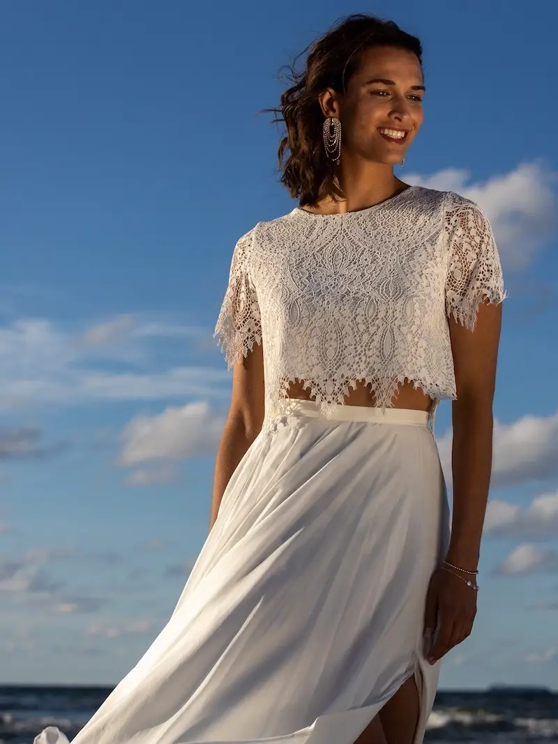 Bolero in pizzo Novias Elise | Maat Ivory