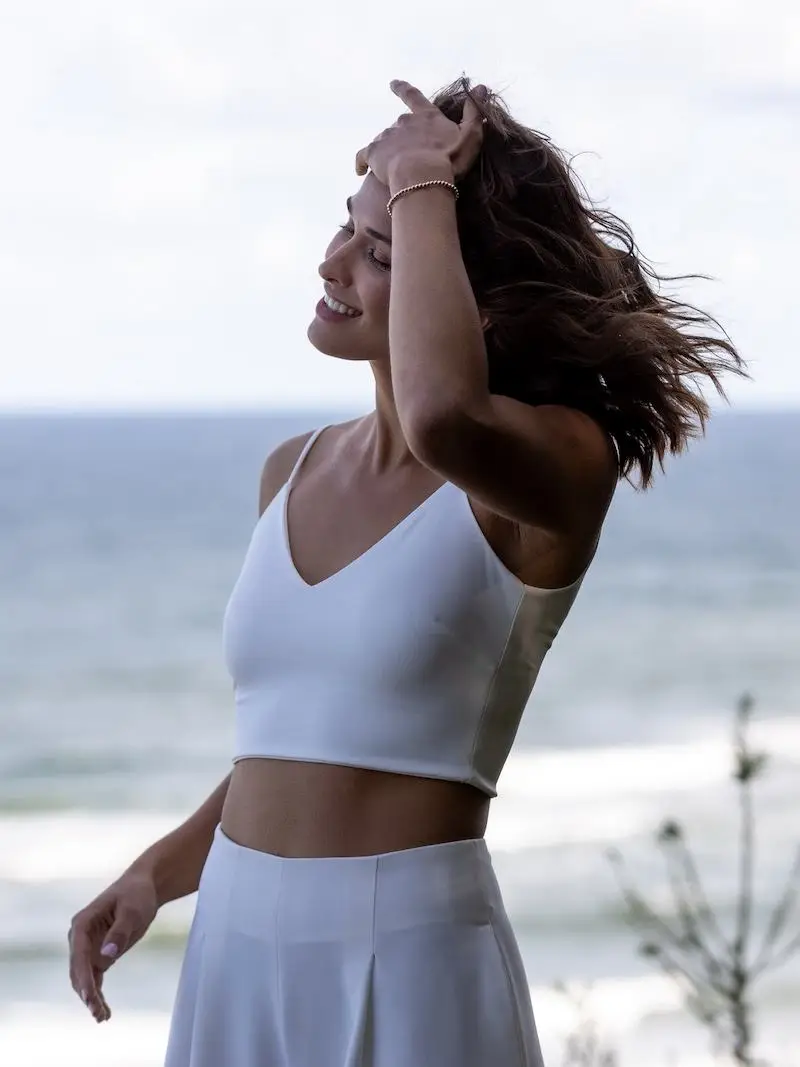 Esmeralda Top Avorio | Maat Ivory