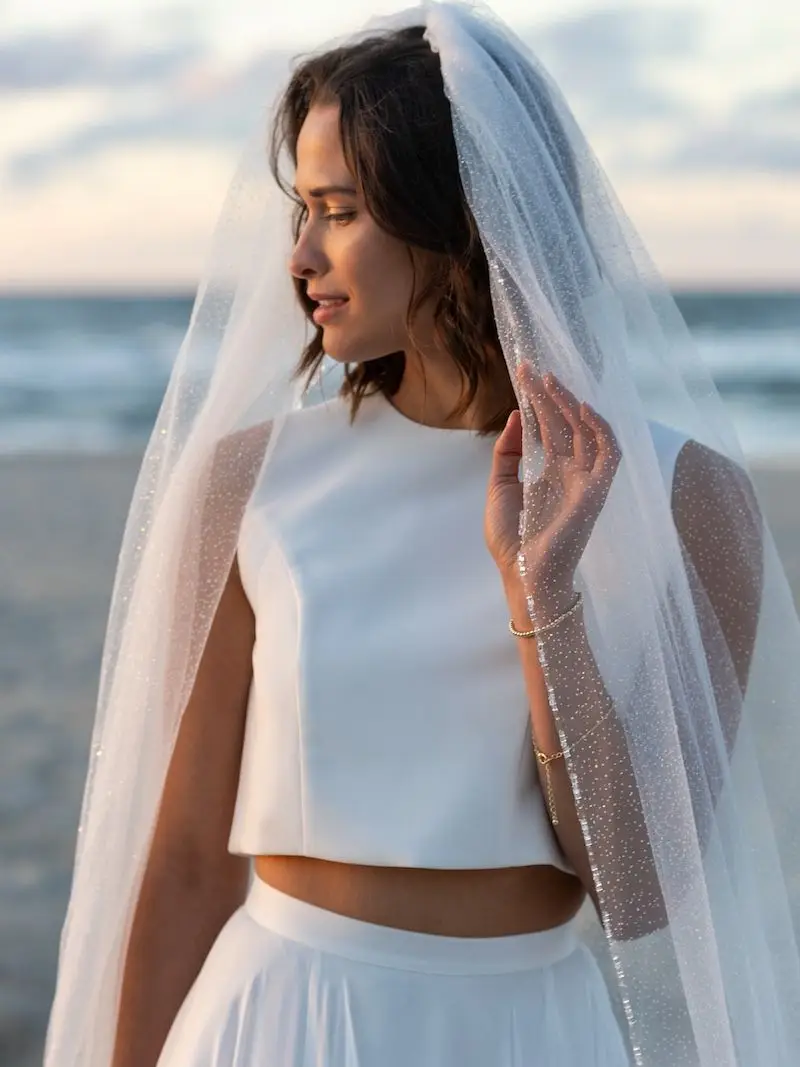 Eugenie Veil - 270 cm Ivory