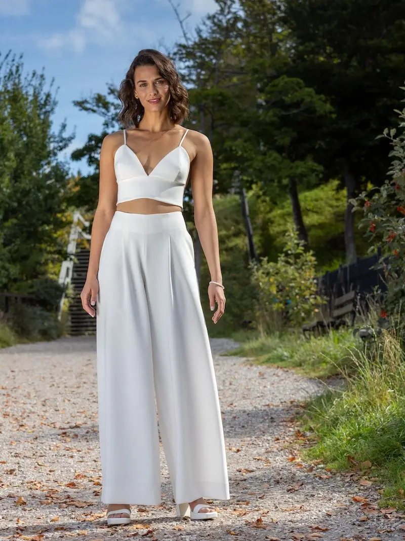 Pantaloni Novias Erna | Maat Ivory