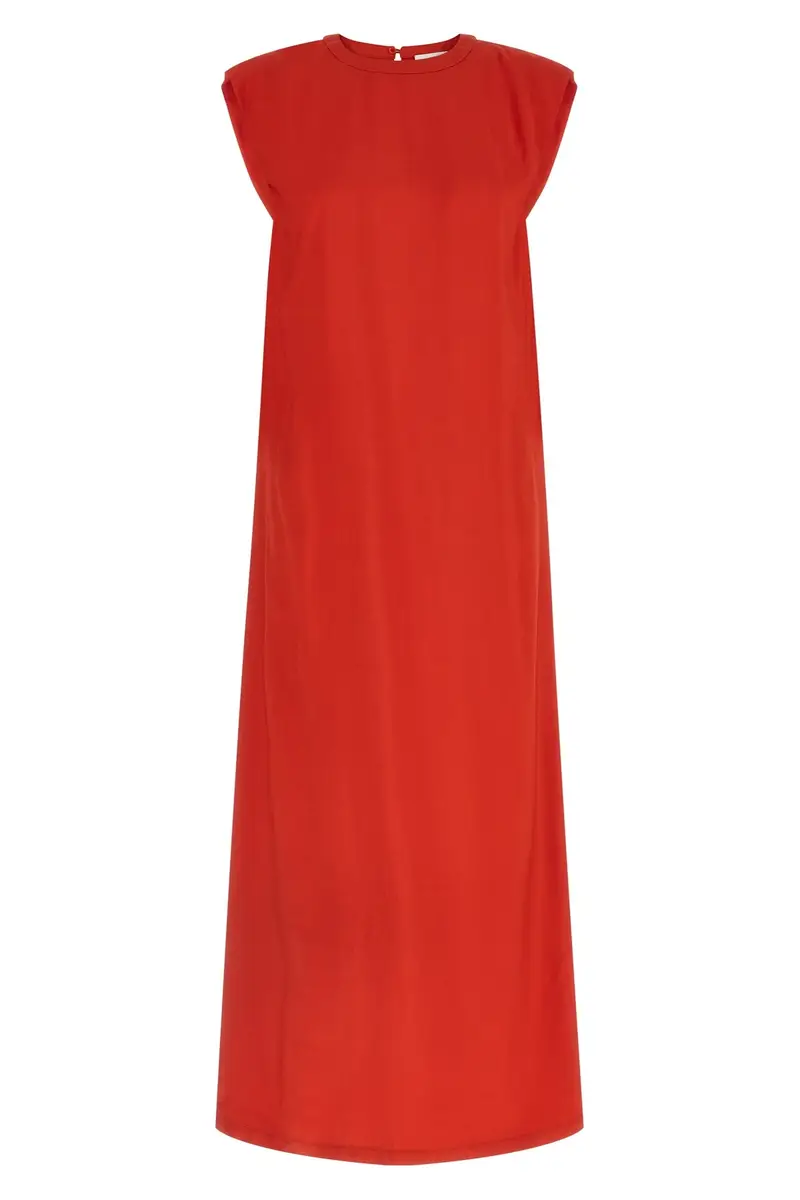 Abito Girocollo Rosso