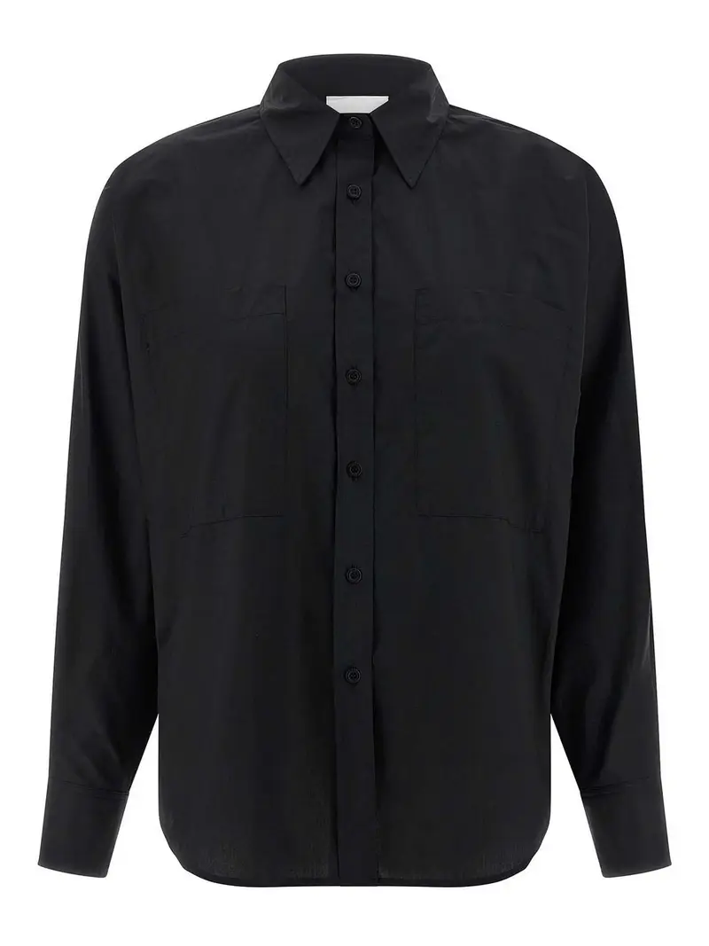 Camicia a maniche per pipistrello Nero
