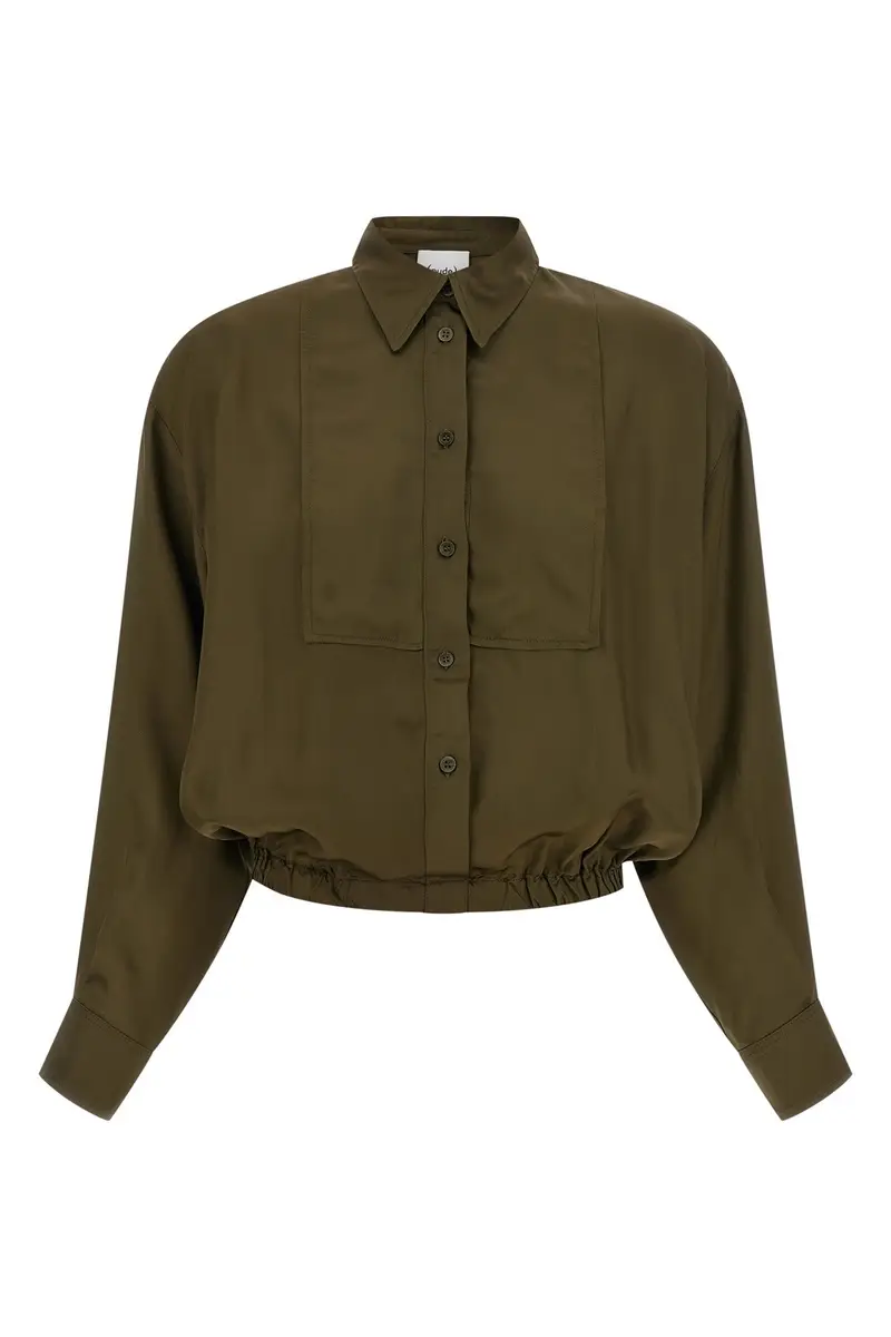 Camicia Plastron Verde