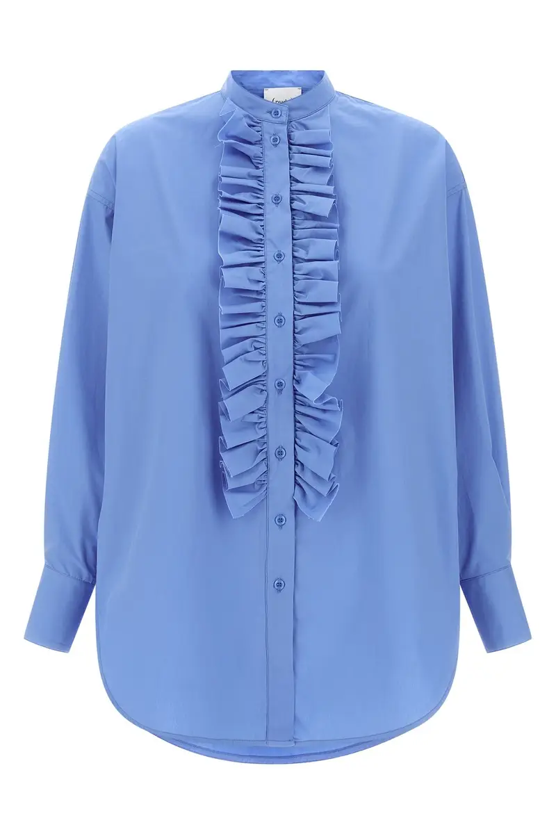 Camicia Ruches Azzurro