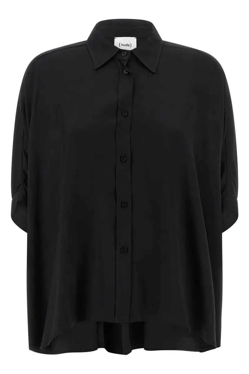 Camicia Viscosa Nero