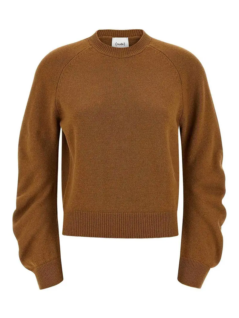 Maglione a maniche curve Marrone