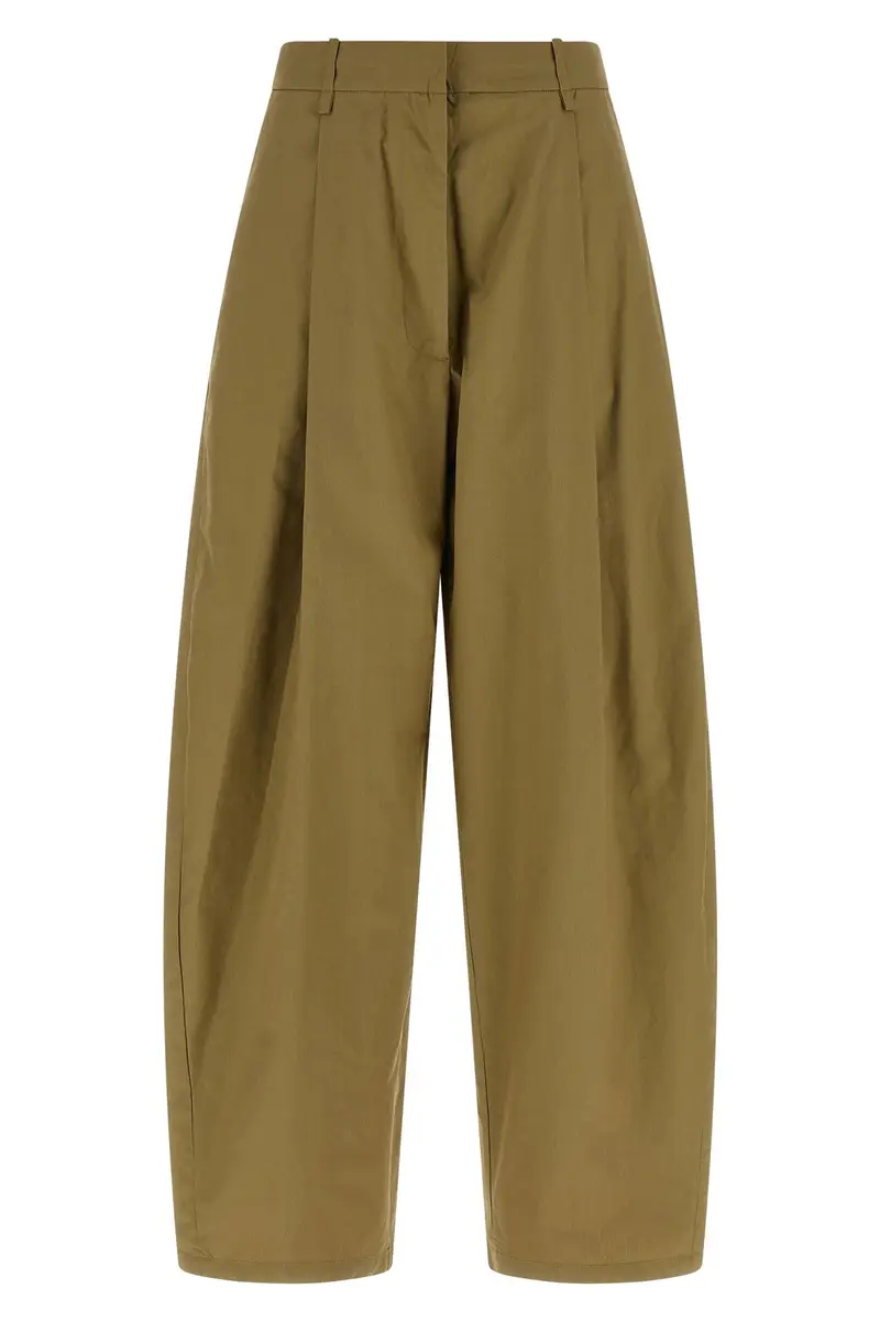 Pantalone Cotone Verde