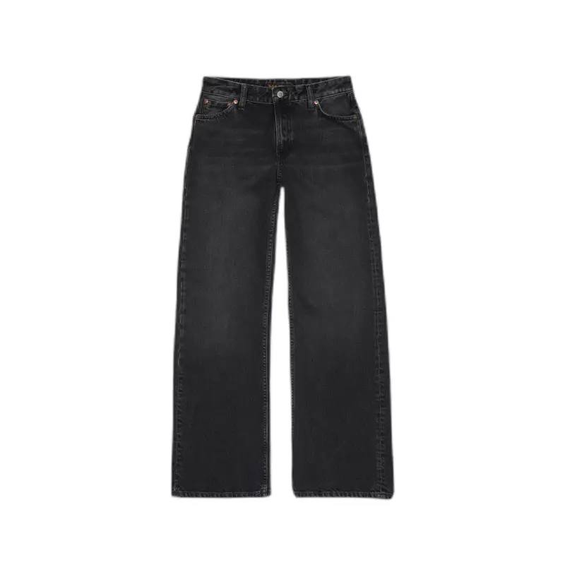 Jeans loose donna Nudie Jeans Wide Heidi Slow Black