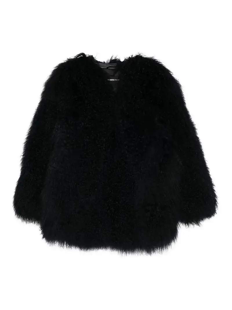 Cappotto midi senza colletto `Mongolia` Blu