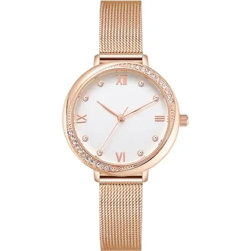 NUOVO Orologio da donna elegante orologio da donna con diamanti orologio carino per ragazze dolce orologio casual da