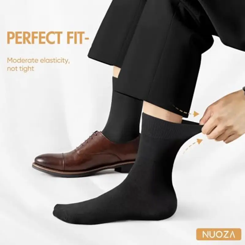 NUOZA Calze Uomo Nero 2419643 miniatura 2